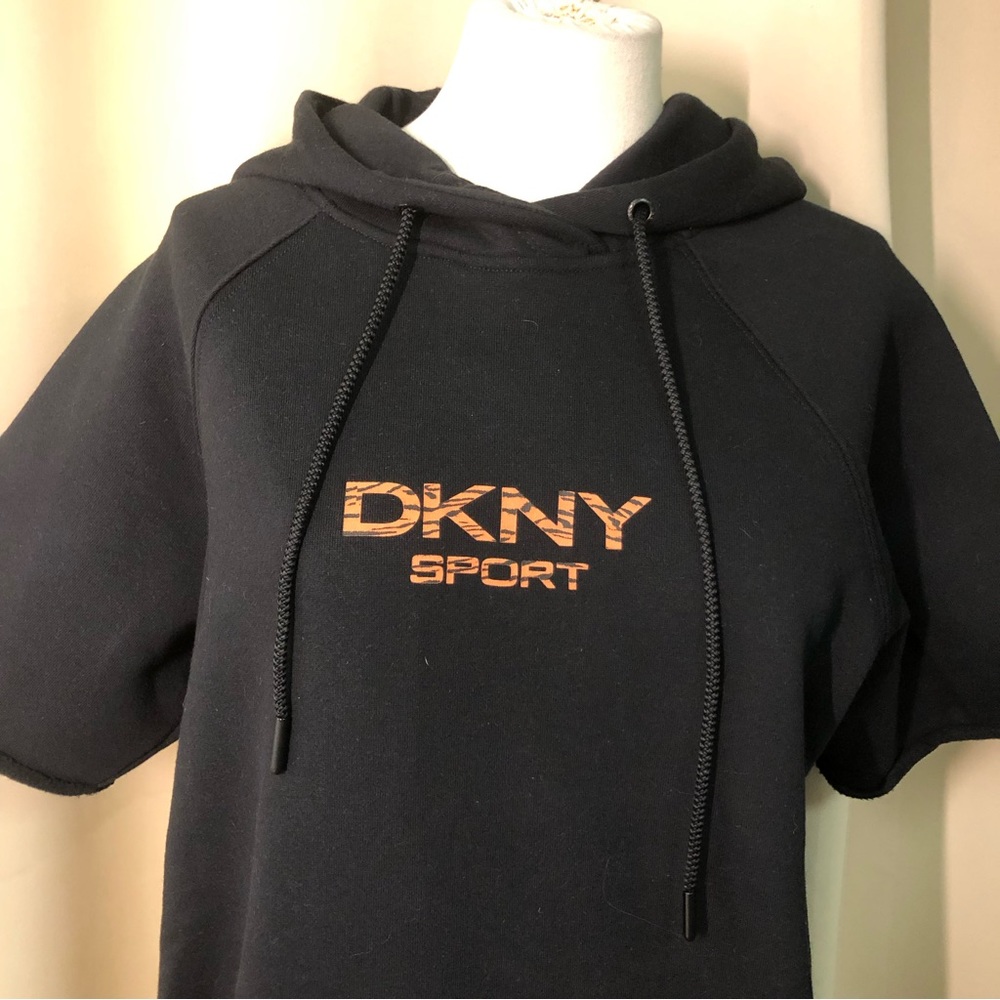 DKNY Hooded Sweatshirt Dress - Picture 4 of 7